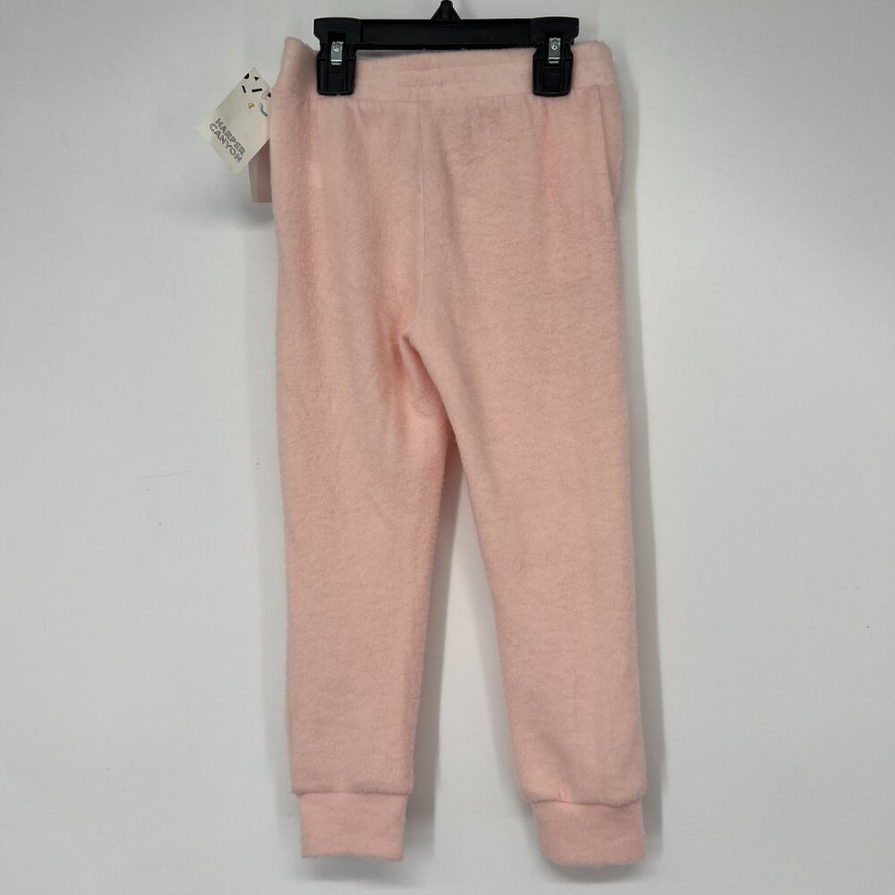 Harper Canyon Kids Girls' Cozy Drawstring Taper Jogger Pink English Size 4 NWT - Picture 3 of 6